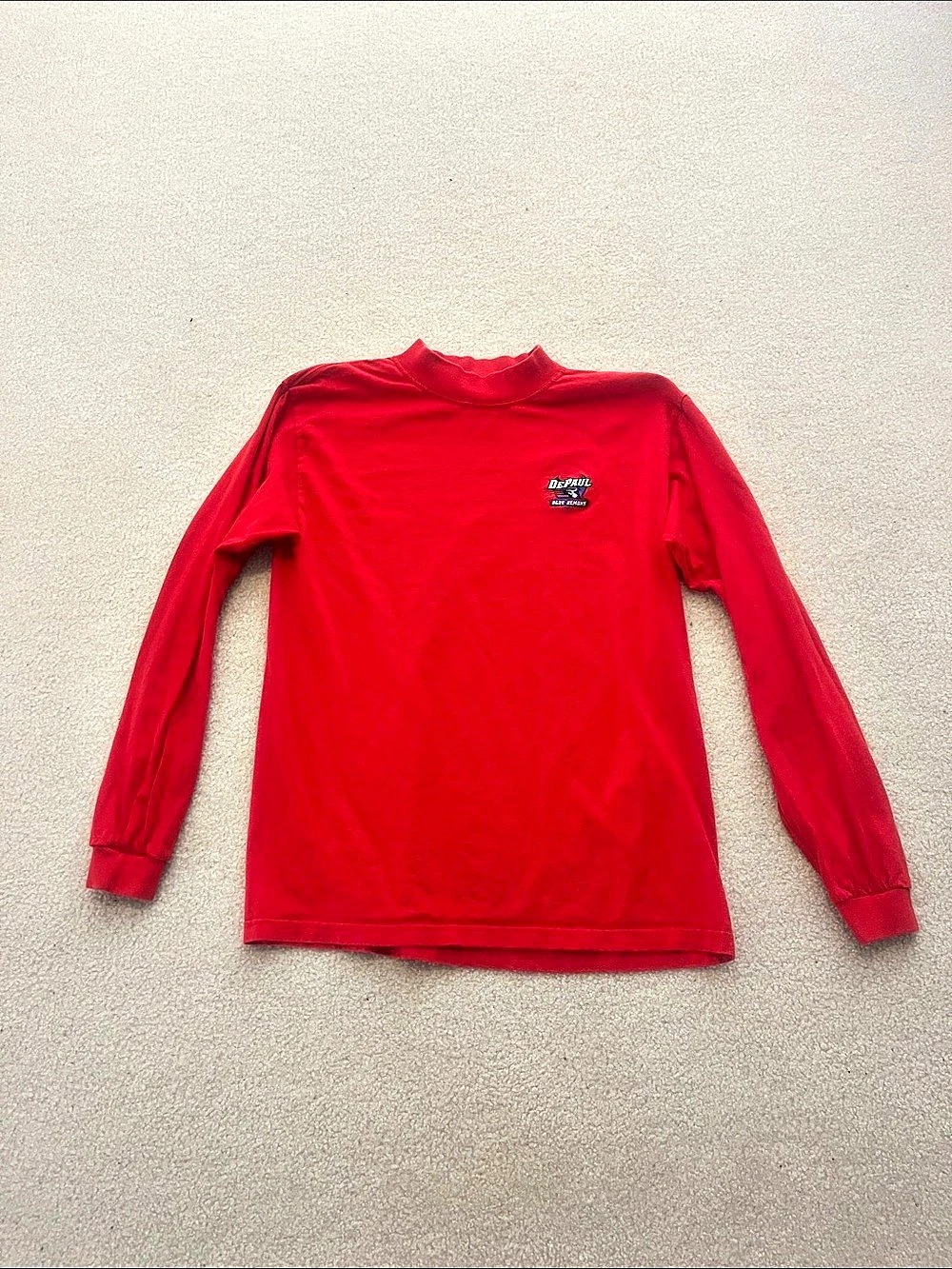 Gildan Activewear DePaul Blue Demons Ultra Cotton Heavyweight Long Sleeve Tee Re